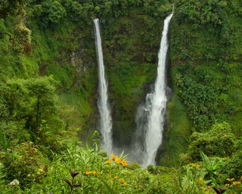 Waterfall on Bolaven Plateau